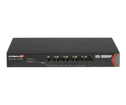 Switch Edimax 5p GS-3005P (5x10/100/1000Mbit 4xPoE+)